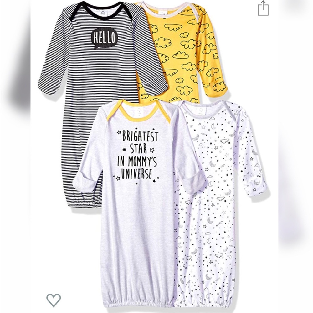 Baby boy night gown bundle